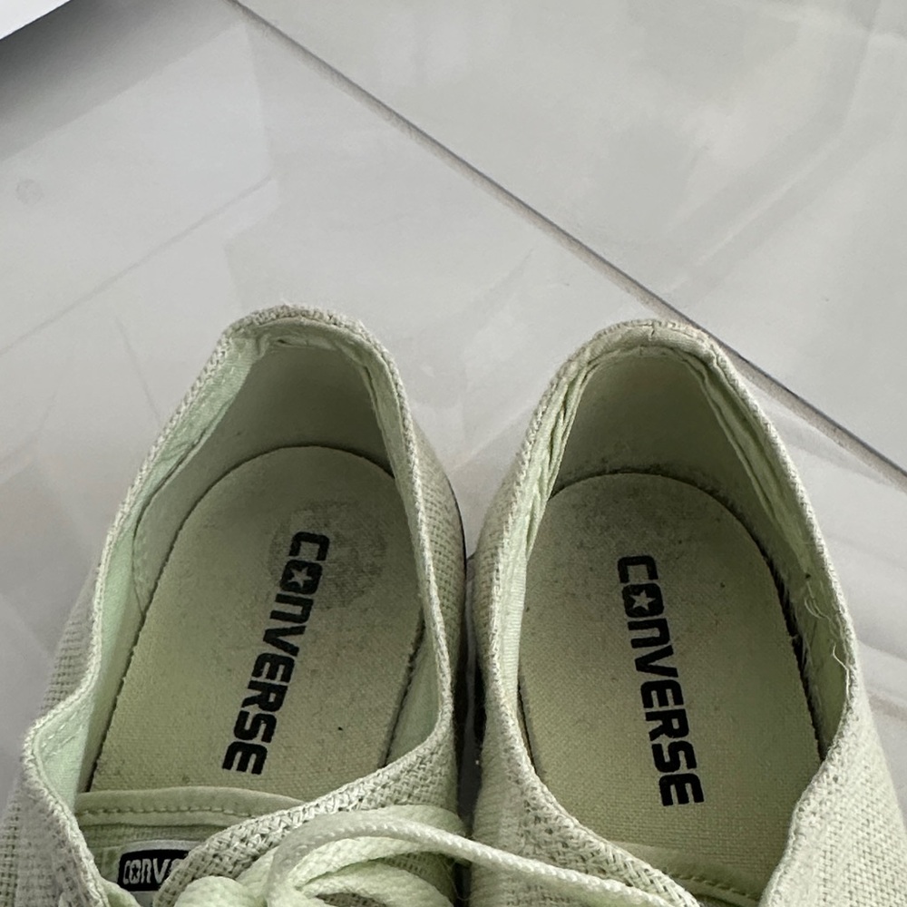 Perfect Easter outfit must have- Converse Mint Green Canvas Sneakers - Picture 7 of 11